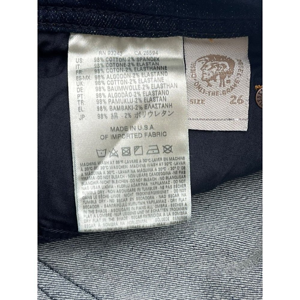 Diesel Men Size 26 Tepphar Slim Carrot Jeans $278 RS016 Blue W26 L30 $218 - Picture 7 of 15
